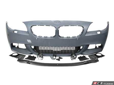 ES#5396431 - F10MTFT-PDC - M Sport Style Front Bumper - (NO LONGER AVAILABLE) *Scratch And Dent* - Add the more aggressive front bumper from the M Sport package - Scratch & Dent - BMW