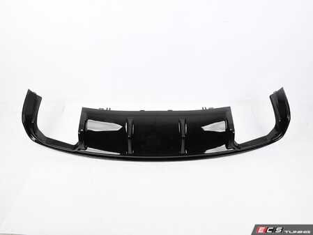 ES#5396496 - 015441LA01 - Audi 8V S3 / A3 S Line Rear Diffuser - Gloss Black - (NO LONGER AVAILABLE) *Scratch And Dent* - Add some aggressive styling to your 8V S3 / A3 S line pre-facelift Audi! - Scratch & Dent - Audi