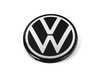 ES#3992188 - 5H0601171FOD - Center Cap With New VW Logo - Black/Chrome - Priced Each - Center cap with the new VW logo first installed on the Atlas Cross Sport - 66mm - Genuine Volkswagen Audi - Volkswagen