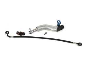 ES#3680483 - 11657534454ktKT3 - Turbo Oil Lines Kit - Upgraded Feed Line - Completes turbo line replacement kit with ECS SS Braided line without OEM additional heat shield. - Assembled By ECS - MINI