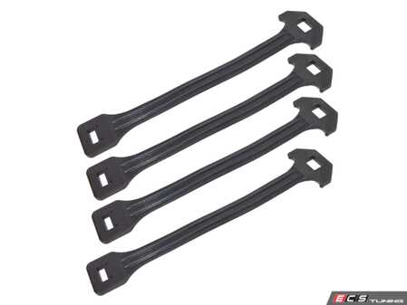 ES#5396806 - 92811036301KT1 - Restraining Strap - Set Of 4 - Rubber closure strap for air cleaner - Hamburg Tech - Porsche