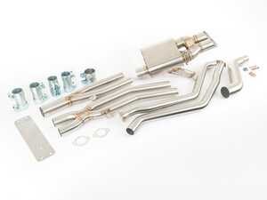 ES#5395764 - 039116LA01 - E46 323/328 Valved Cat-Back Exhaust - Turn up the sound or keep it stealth. This lightweight E46 performance exhaust lets you control the tone instantly with its valved muffler and one-click controller. - Turner Motorsport - BMW