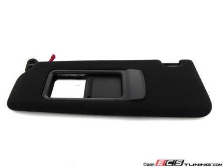 ES#1906659 - 51167960063 - E92 European Sun Visor - Anthracite - Clean design with no airbag warning - Genuine European BMW - BMW