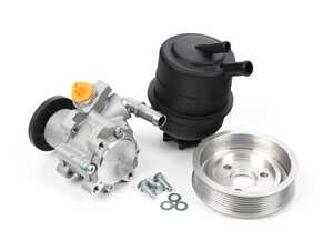 ES#5373797 - 5801NKTA - BMW Power Steering Pump Kit - w/o Active Steering - Includes a brand new pump, reservoir, and aluminum pump pulley - Atlantic Automotive Engineering - BMW