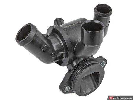 ES#4900545 - 03L121111AE - Thermostat Housing - Eliminate cooling leaks and engine overheating. Upgrade with this complete, pre-assembled Meyle thermostat and housing module. - Meyle - Audi
