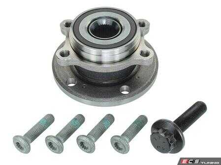 ES#4723301 - 1006500005 - Front Wheel Bearing & Hub Assembly - Restore smooth, quiet rolling and precise handling to your front wheels. - Meyle - Audi Volkswagen