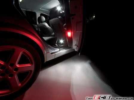 ES#2497596 - WHP9TKIT1 - Audi Allroad LED Door Warning Light Kit - Make your Audi even more visible when the doors are open at night with RED LEDs for the warning light housings. - ZiZa - Audi