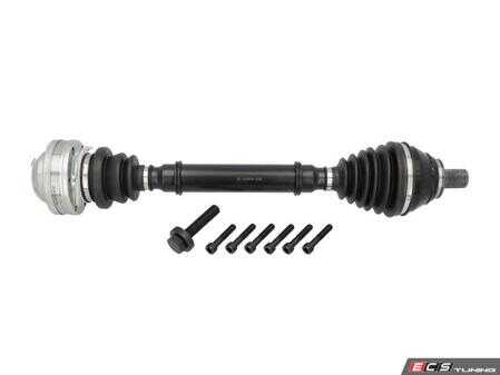 ES#4900745 - 1K0407272CR - Right Front Axle Shaft - Driveshaft with inner and outer CV joints - Meyle - Audi Volkswagen