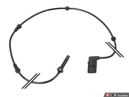 ES#4900870 - 2539053500 - Front ABS Wheel Speed Sensor - Left - Front Axle, Left Side - Meyle - Mercedes Benz