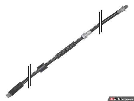 ES#4900996 - 34306792254 - BMW - Brake hydraulics - Meyle hose delivers OE-fit braking for modern F-series BMWs. - Meyle - BMW