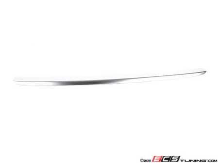 ES#442416 - 8E5807443D3Q7 - rear bumper moulding - aluminum - (NO LONGER AVAILABLE) - Located at the opening for the trunk lid - Genuine Volkswagen Audi - 