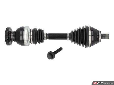 ES#4901104 - 5N0407761Q - Front Axle Assembly - Left  - Driveshaft with inner and outer CV joints - Meyle - Volkswagen