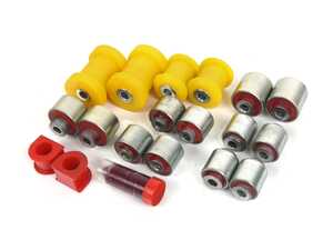 ES#4701648 - POW-073-75 - Full Polyurethane Rear Control Arm Bushing Kit - Control movement and maintain wheel alignment - Verkline - Audi