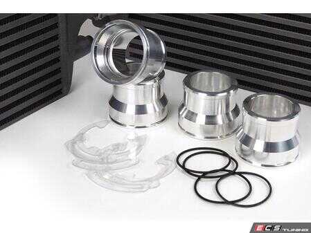 ES#4488136 - 8112A - Intercooler Tubing Couplers - Pair - 2.5" slip-on adapter fittings with locking clips - CSF - Porsche