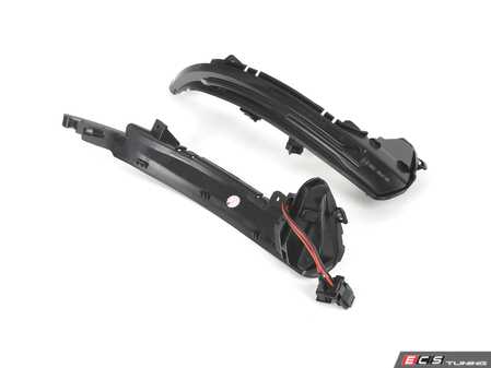 ES#4875886 - EL308 - Rennline Dynamic LED Mirror Turn Signals - Upgrade your lighting with sequential indicators and smoked lenses - Rennline - Audi