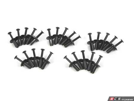 ES#4940094 - 51111908077 - Plastic Rivet - Set Of 25 - Snap in, push center to secure - Bremmen Parts - BMW MINI