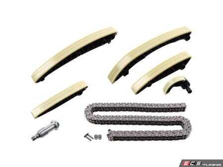 ES#4342048 - 0009931076S3 - Timing Chain Kit - Includes Timing Chain, (5) Guide Rails, Timing Chain Tensioner, and Connecting Link - Febi - Mercedes Benz