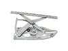 ES#2867964 - 1407203046 - Right Front Window Regulator - Does Not Include Motor - Febi - Mercedes Benz