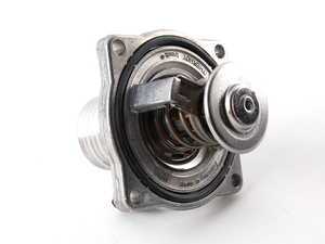ES#24811 - 11531437526 - Thermostat Assembly - Comes with aluminum housing, o-ring & sensor - Genuine BMW - BMW