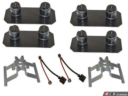 ES#5424945 - 40005-00014 - Rear Brake Hardware Kit - Service your rear brakes with this kit from Hamburg Tech! - Hamburg Tech - Porsche
