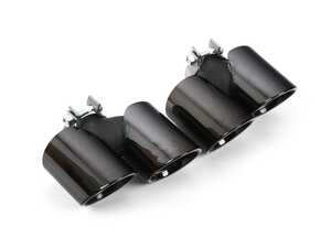 ES#4849866 - 991.08.00.325B - Porsche 991.1 Sport Quad Exhaust Tips Pair - Black - Converts dual exhaust pipes to sport quad black tips! - Racing Dynamics - Porsche