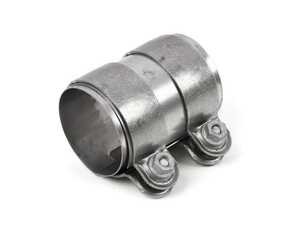 ES#4883320 - 1K0253141N - 60mm Exhaust Sleeve With Dual Clamps - Priced Each - Commonly found between mid-pipe and front muffler. 60x88mm - Rein - Audi BMW Volkswagen MINI
