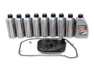 ES#2608127 - 0BK398009KT2 - 8-Speed Automatic Transmission Service Kit - Includes the necessary filter, plug, gasket, and fluid to service your transmission - Assembled By ECS - Audi