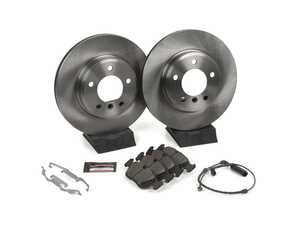 ES#3160193 - KOE869 - Z17 Stock Replacement Brake Kit - Front - Includes Z17 ceramic brake pads, rotors, and stainless-steel hardware - Power Stop - BMW
