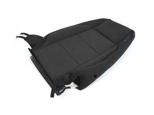 ES#2086687 - 5K3881805SILZ - Left Upper Seat Cover - Titanium Black/Art Gray - Includes upper heater element - Genuine Volkswagen Audi - Volkswagen