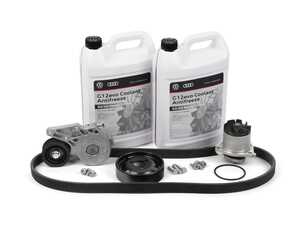 ES#2718057 - 021121004X - Water Pump Replacement Kit - Refresh your accessory belt system during your water pump replacement - Assembled By ECS - Volkswagen
