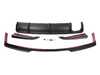 ES#4920258 - 28202TMS01EBKT2 - ABS Diffuser & LTW Front Lip - Matte Black - E36 M3 - Add aggressive styling to the front and rear of your E36! - Enthusiast Bundles - BMW