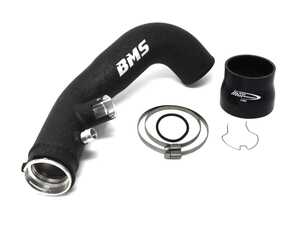 ES#5425145 - BMSB48LTIU - Aluminum Long Turbo Inlet Upgrade - G-Chassis B48 - Aluminum long turbo inlet from BMS improves airflow and turbo response. - Burger Motorsports - BMW