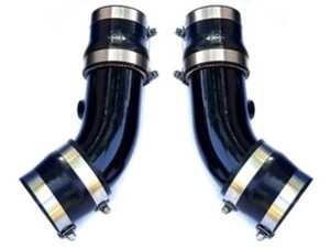 ES#5425231 - BMSS63TURACP - Replacement Elite Aluminum Charge Pipes - S63TU M5/M6 - Aluminum charge pipes replace weak factory plastic for reliable high boost performance. - Burger Motorsports - BMW