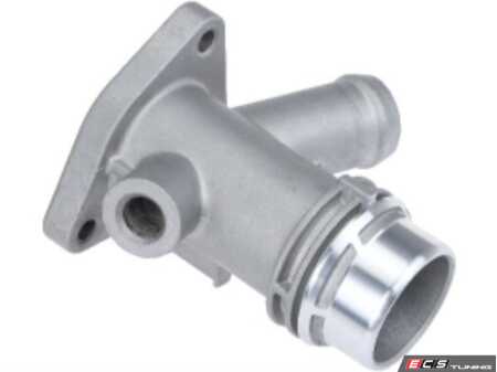 ES#5425855 - 11118619408 - Aluminum Coolant Outlet Flange - Aircraft-quality aluminum coolant outlet flange. - URO - BMW
