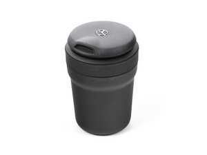 ES#3534846 - 1778108103 - Mercedes Benz Ashtray Pot - With Closable Lid - Matte Black - Universal Ashtay - Genuine Mercedes Benz - Mercedes Benz