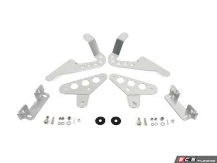 ES#4658269 - E195 - Adjustable Front Hood Hinges - Pair - Billet aluminum hinges that allow for micro-adjustments to ensure smooth operation and perfect fitment of the hood. - Rennline - Porsche