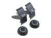 ES#4932987 - 997653100RADK - Climate Control Radio Button Kit - Includes 2 knobs and 2 switches - URO - Porsche