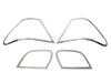ES#2533518 - W208RLR - Tail Light Rings - Priced As A Pair - Chrome Finish - URO - Mercedes Benz