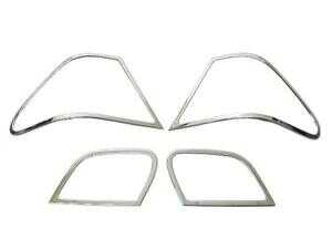 ES#2533518 - W208RLR - Tail Light Rings - Priced As A Pair - Chrome Finish - URO - Mercedes Benz