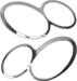 ES#2533783 - W209HLR - Headlight Rings - Priced As A Pair - Chrome Finish - URO - Mercedes Benz