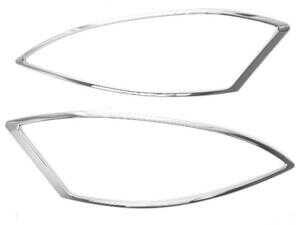 ES#2533789 - W221HLR - Headlight Rings - Priced As A Pair - Chrome Finish - URO - Mercedes Benz
