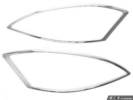 ES#2533789 - W221HLR - Headlight Rings - Priced As A Pair - Chrome Finish - URO - Mercedes Benz