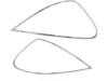 ES#2533527 - W230RLR - Tail Light Rings - Priced As A Pair - Chrome Finish - URO - Mercedes Benz