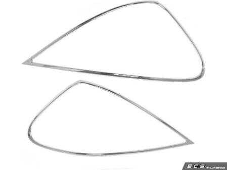 ES#2533527 - W230RLR - Tail Light Rings - Priced As A Pair - Chrome Finish - URO - Mercedes Benz