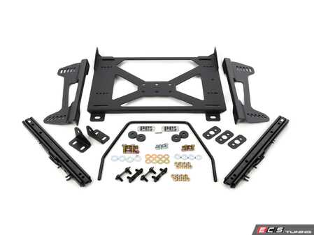 ES#4883383 - SM-E92-R-S1 - Adjustable Slider Seat Side Mount Kit (Right) - This premium-quality kit for the right seat features a 3mm carbon steel base and side mounts, CNC laser cut and CNC bent for precision, offering durability and a perfect fit for a wide range of BMW models. - Pro Car Innovations - BMW