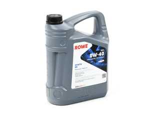 ES#5374160 - 20020-0050-99 - Hightec SYNTH RS SAE 0W-40 - 5 Liter - High-performance engine oil with an optimal viscosity grade produced using fully synthetic polyalpha-olefins (PAO). - ROWE - Audi BMW Volkswagen Mercedes Benz MINI Porsche