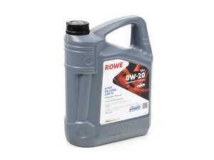 ES#5374068 - 20036-0050-99 - Hightec SYNTH RS Longlife IV SAE 0W-20 - 5 Liter - Premium quality, synthetic, multigrade low-friction engine oil with outstanding fuel-saving potential. - ROWE - Audi Volkswagen
