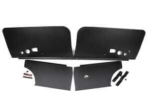 ES#4810783 - 7D2BBCAC - E36 V3 Coupe Door Panels & Rear Quarter Panels - Black Door Pulls/Hardware, Speaker/Mirror Cutouts - MKAH Motorsports - BMW