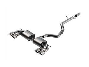 ES#5431866 - 141029SB - Borla MK8 Golf R Cat-Back Exhaust System - Stainless Tips - Unleash deeper S-Type sound, sharper throttle response, and drone-free performance with this premium T-304 stainless BORLA Cat-Back built to transform your MK8 Golf R. - Borla - Volkswagen