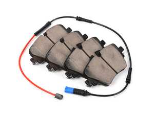 ES#4620337 - EUR1892B - Ultra-Premium Ceramic Disc Brake Pads - Front - 330i, 330ix - Includes Electronic Wear Sensor - Akebono - BMW